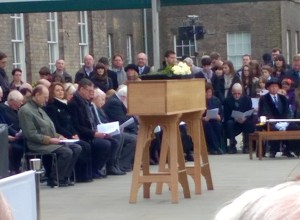 LeicesterUni-CoffinAtUni